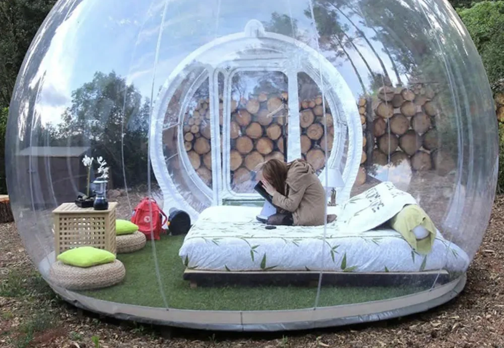 transparent inflatable bubble tent