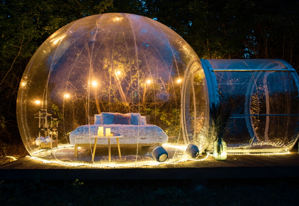 glamping bubble tent near me