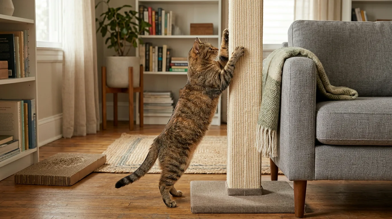 Stop Cat Furniture Scratching: Simple 7-Day Reset Plan