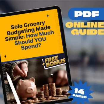 Solo Grocery Budget: Weekly Targets That Actually Work